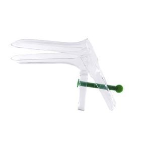 espéculo vaginal / de Cusco / de un solo uso / transparente