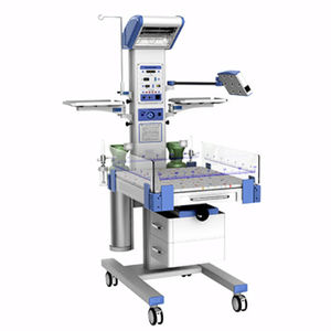 mesa de reanimación neonatal con altura regulable