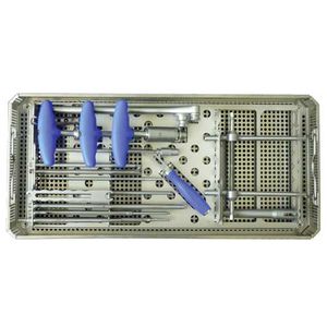 kit de instrumentos para osteosíntesis del raquis / estéril