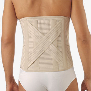 faja de sujeción lumbar