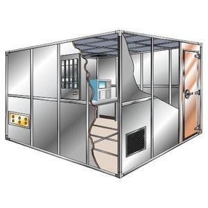 sala con blindaje RF 1