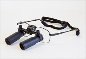 lupa quirúrgica con montura de gafas