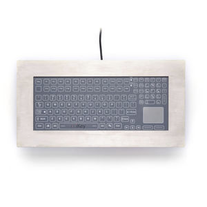 teclado médico con alfombrilla táctil 1