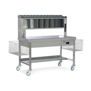 mesa de acondicionamiento de instrumental médico