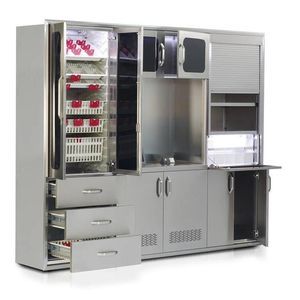 conjunto de muebles de esterilización