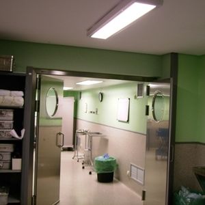 puerta de hospital