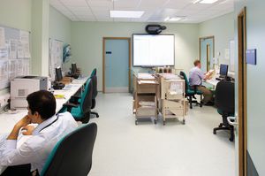 sala de examen para centro sanitario