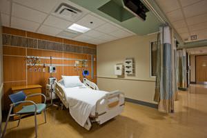 unidad médica de cabecera de pared