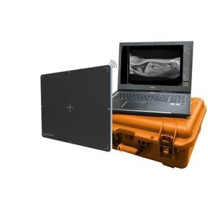 panel detector plano para radiografía veterinaria