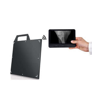 panel detector plano para radiografía veterinaria