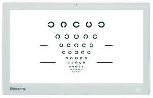 visualizador para prueba de optotipos