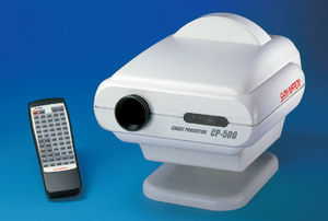 proyector de pruebas oftalmológicas teledirigido