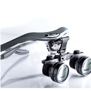 lupa binocular con montura de gafas