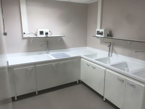 plataforma de trabajo de laboratorio