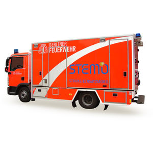 ambulancia con cuerpo modular independiente