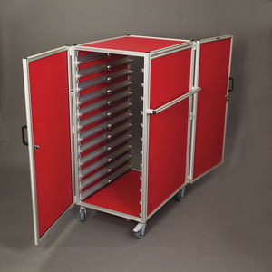 Carro para extracción de sangre - 17760 - Health Care Logistics - de