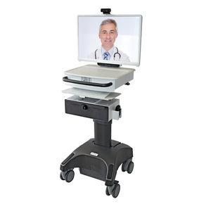 carro de telemedicina de altura variable
