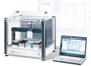 sistema automático de pipeteo de laboratorio