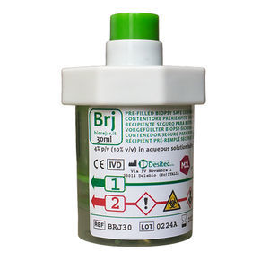 recipiente para muestras de biopsia histológica
