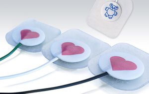 electrodo ECG pediátrico