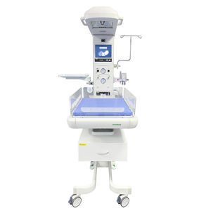 mesa de reanimación neonatal con lámpara de fototerapia 1