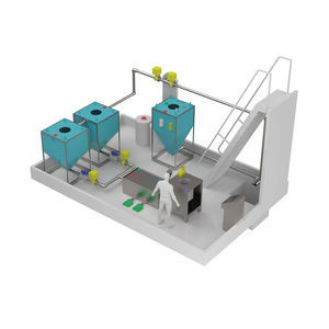 estación de descontaminación para aguas residuales