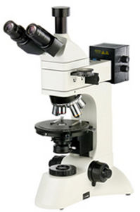 microscopio de laboratorio / óptico / trinocular / polarizante