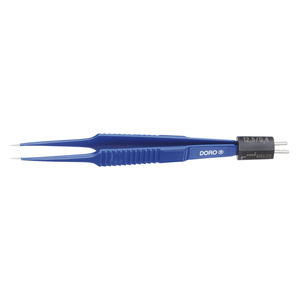 pinza electroquirúrgico / bipolar / antiadhesiva / recta
