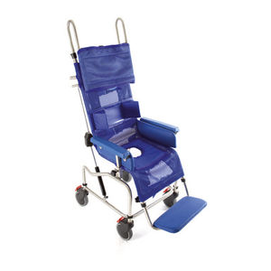 silla de ducha con respaldo alto
