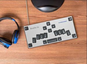 teclado braille USB