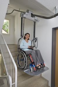 salvaescaleras para silla de ruedas