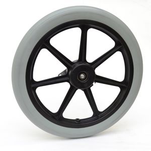 rueda para silla de ruedas delantera