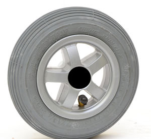 rueda para silla de ruedas delantera