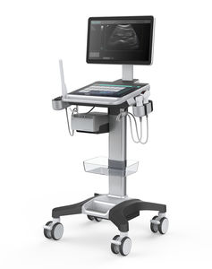 ecógrafo con soporte, compacto
