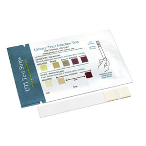 tira de prueba para análisis de orina / de glucosuria / de orina / de colorimetric