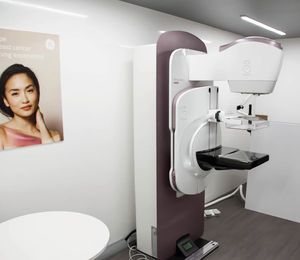 sala móvil de radiología para mamografía
