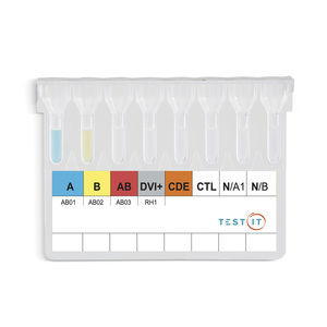 kit de prueba de agrupamiento sanguíneo