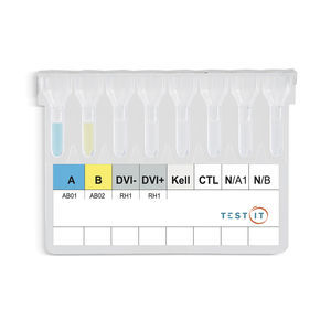 kit de prueba de agrupamiento sanguíneo