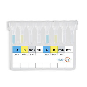 kit de prueba de agrupamiento sanguíneo