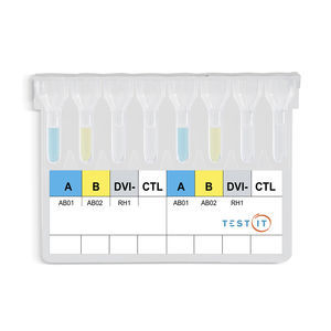 kit de prueba de agrupamiento sanguíneo