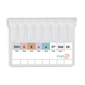 kit de prueba de agrupamiento sanguíneo
