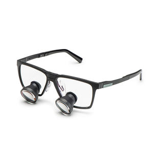 lupa binocular con montura de gafas