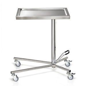 mesa de instrumentos de acero inoxidable