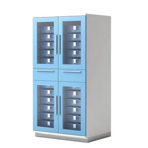 armario para instrumental / de medicamentos / de hospital / con cajón