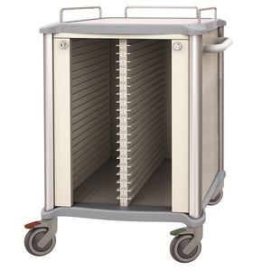 carro de almacenamiento / para historiales médicos / médico / de hospital