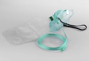 máscara de oxígeno / facial / pediátrica / para adulto