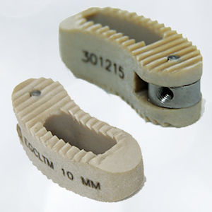 caja intersomática lumbar