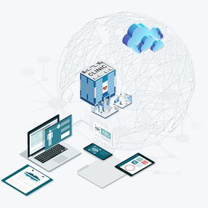 software clínico / para cirugía oftalmológica / de análisis / de gestión