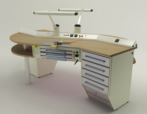 puesto de trabajo para laboratorio dental doble 1