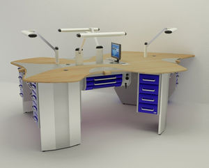 puesto de trabajo para laboratorio dental 1